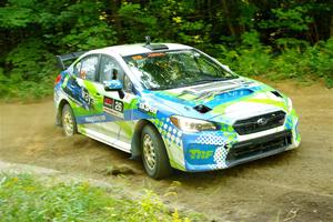 Rob Sanders / Boyd Smith Subaru WRX STi on SS14, Height O' Land III.
