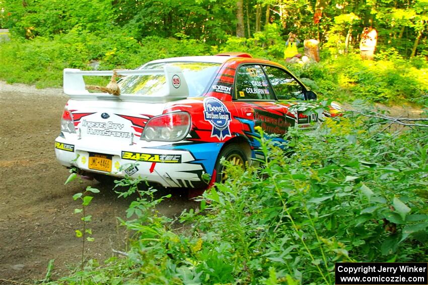 Dan Colburn / Cameron Case Subaru Impreza on SS14, Height O' Land III.