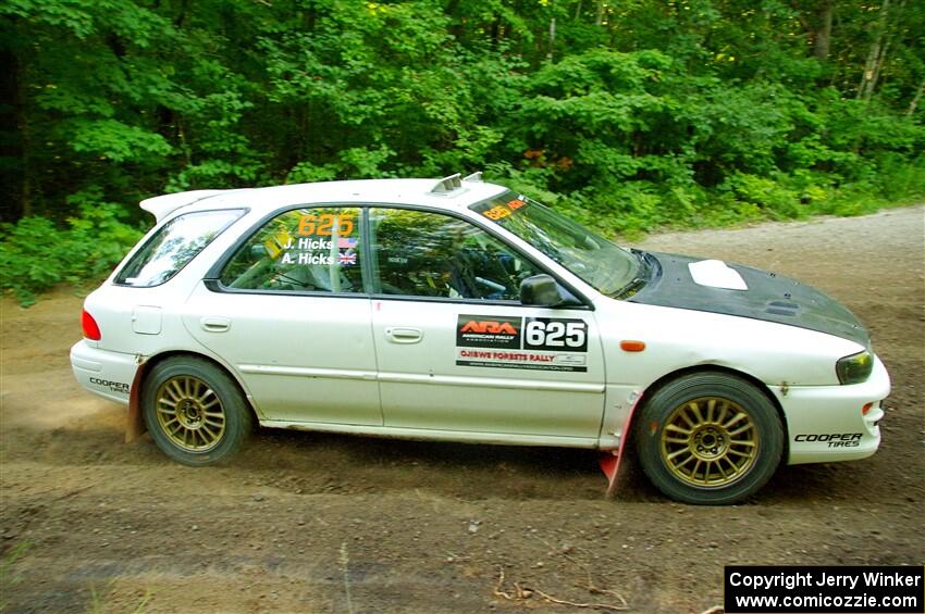 Aidan Hicks / John Hicks Subaru Impreza Wagon on SS14, Height O' Land III.