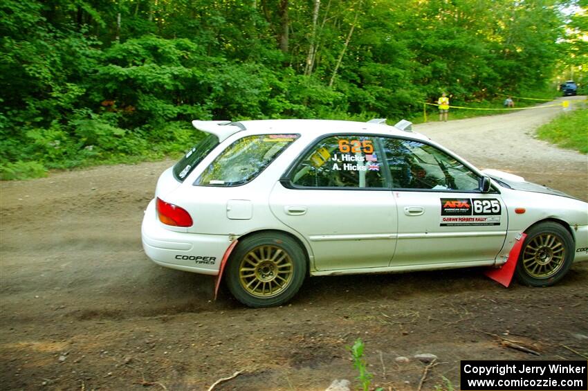 Aidan Hicks / John Hicks Subaru Impreza Wagon on SS14, Height O' Land III.