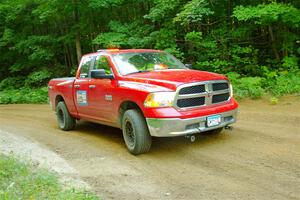 A Dodge Ram 1500 sweeps SS14, Height O' Land III.