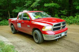 A Dodge Ram 1500 sweeps SS14, Height O' Land III.