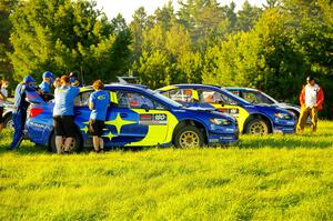 Brandon Semenuk / John Hall and Travis Pastrana / Rhianon Gelsomino Subaru WRX STis