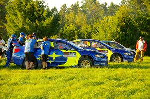 Brandon Semenuk / John Hall and Travis Pastrana / Rhianon Gelsomino Subaru WRX STis