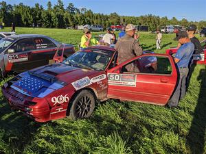 Al Dantes, Jr. / Andrew Sims Mazda RX-7 LS after the event.