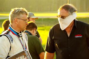 Chris Greenhouse and Doug Shepherd converse after the event.