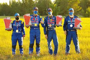 2020 Ojibwe Forests Rally SRT-USA Rally Team: Rhianon Gelsomino, Travis Pastrana, Brandon Semenuk and John Hall.
