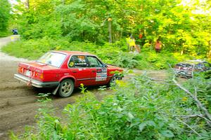 Bret Hunter / Kubo Kordisch Honda CRX and Gabe Jacobsohn / Zach Pfeil BMW 325e on SS14, Height O' Land III.