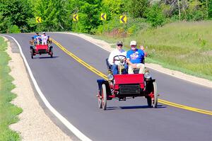 Tim Wiggins' 1904 Ford and Dave Shadduck's 1903 Ford