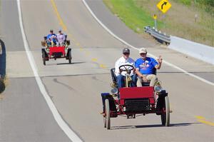 Tim Wiggins' 1904 Ford and Dave Shadduck's 1903 Ford