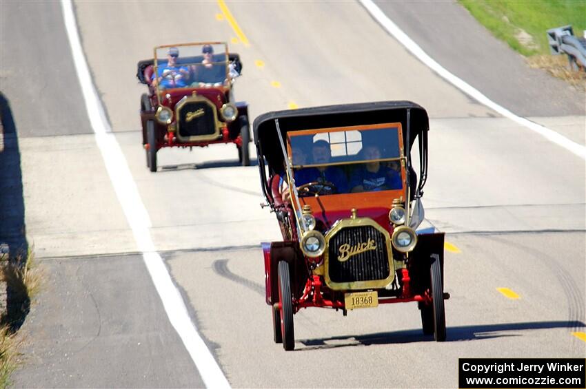 Anton Traut's 1909 Buick and David Magy's 1909 Buick