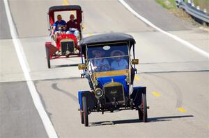 Bill Dubats' 1911 Maxwell and Paul Sloan's 1908 Ford