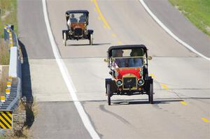 Jim Laumeyer's 1910 Maxwell and Ron Fishback's 1912 Maxwell