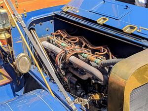 Engine bay of Jeff Kelly's 1907 Ford.