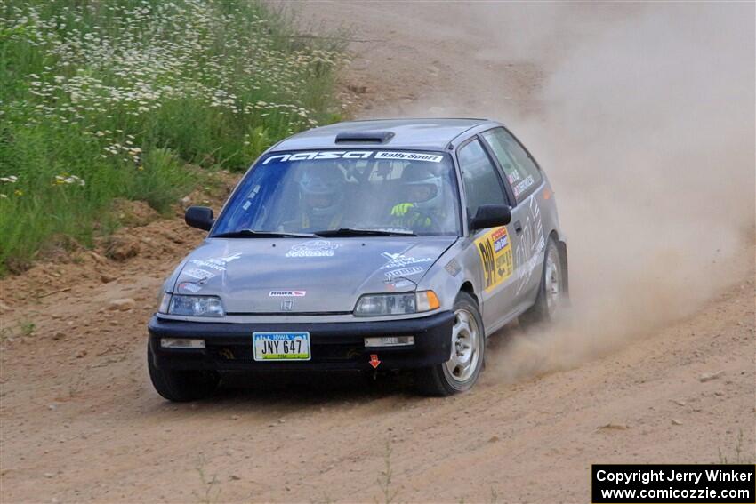 Nick Lyle / Kevin Dobrowolski Honda Civic Si on SS1, J5 North.