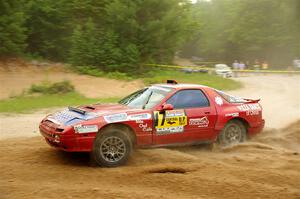 Al Dantes, Jr. / Zach Rondeau Mazda RX-7 LS on SS7, Sand Rd.