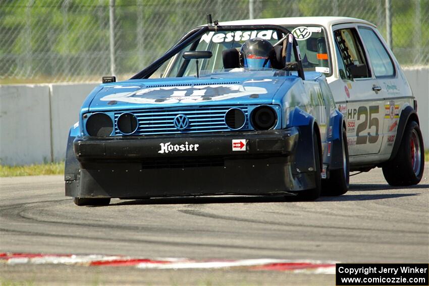Brooke Fairbanks' H Production VW Rabbit Cabrio and Jimmy Griggs' H Production VW Rabbit