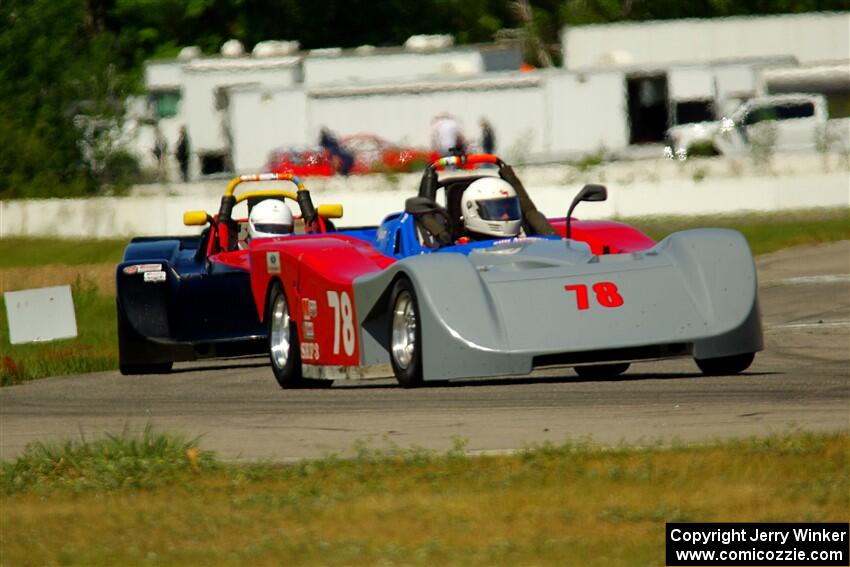 Reid Johnson's and Dave Glodowski's Spec Racer Ford 3s