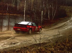 Dave LaFavor / Bob LaFavor at speed in their Eagle Talon on East Steamboat Rd.