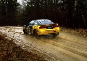 Thanasi Samaras / Eric Olson at speed on East Steamboat Rd. in their Eagle Talon.