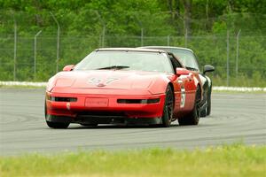 Tom Fuehrer's SPO Chevy Corvette and Phil Magney's ITE-1 Porsche 993