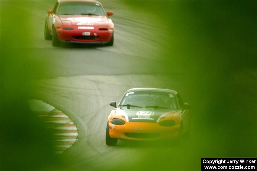 Cam Ebben's and Andrew Jenkins' Spec Miata Mazda Miatas