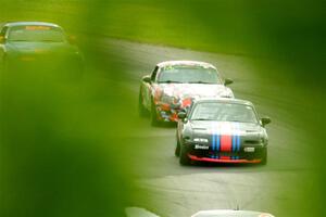 Samantha Silver's,Chris Craft's and Gordon Kuhnley's Spec Miata Mazda Miatas