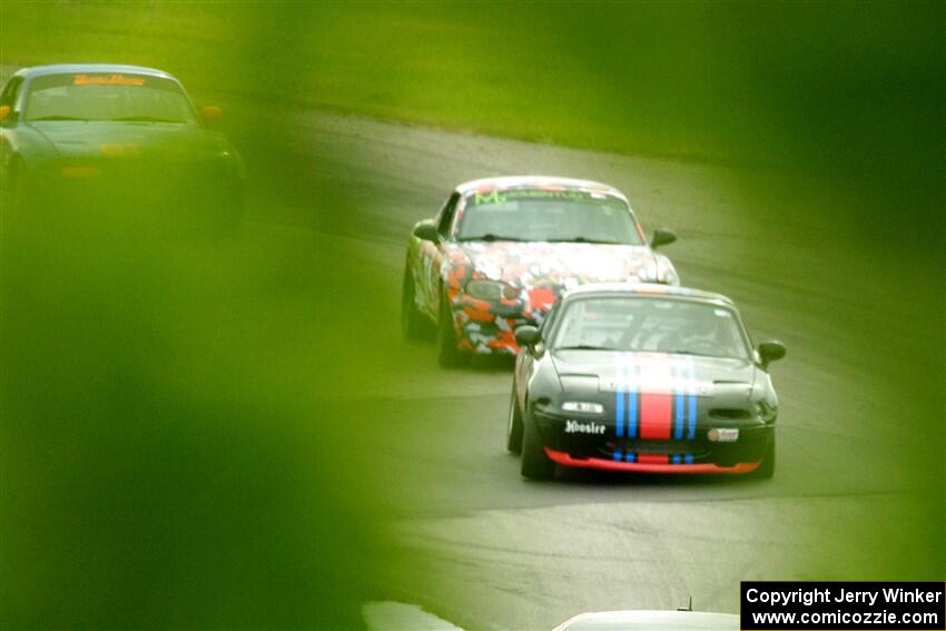 Samantha Silver's,Chris Craft's and Gordon Kuhnley's Spec Miata Mazda Miatas