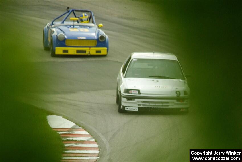 Jack Sparks' STL Honda Civic and Bob Stream's H Production MG Midget
