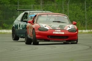 John Elder's STL Mazda Miata and Mark Utecht's STL Honda Civic