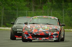 Chris Craft's and Samantha Silver's Spec Miata Mazda Miatas