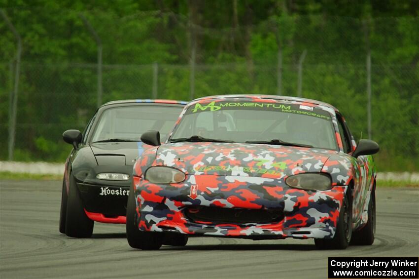 Chris Craft's and Samantha Silver's Spec Miata Mazda Miatas