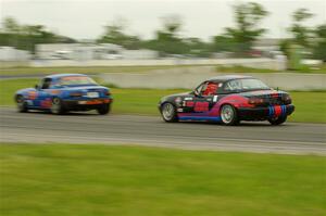 Gordon Kuhnley's and Samantha Silver's Spec Miata Mazda Miatas