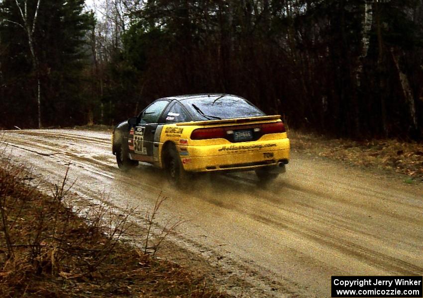 Thanasi Samaras / Eric Olson at speed on East Steamboat Rd. in their Eagle Talon.