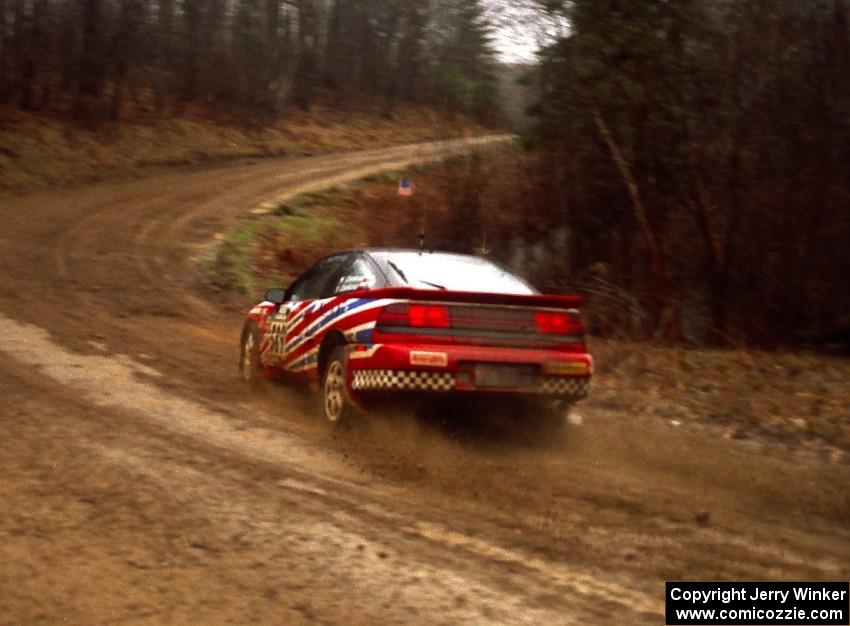 Mike Cienkosz / Yurek Cienkosz drift their Mitsubishi Eclipse GSX through a sweeper on East Steamboat Rd.