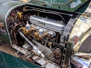 1925 Bentley Red Label 3.0L engine detail