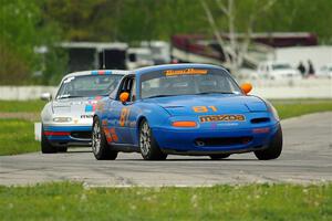 Gordon Kuhnley's and Russell King's Spec Miata Mazda Miatas