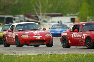 Mitch Welker's and Andrew Jenkins' Spec Miata Mazda Miatas