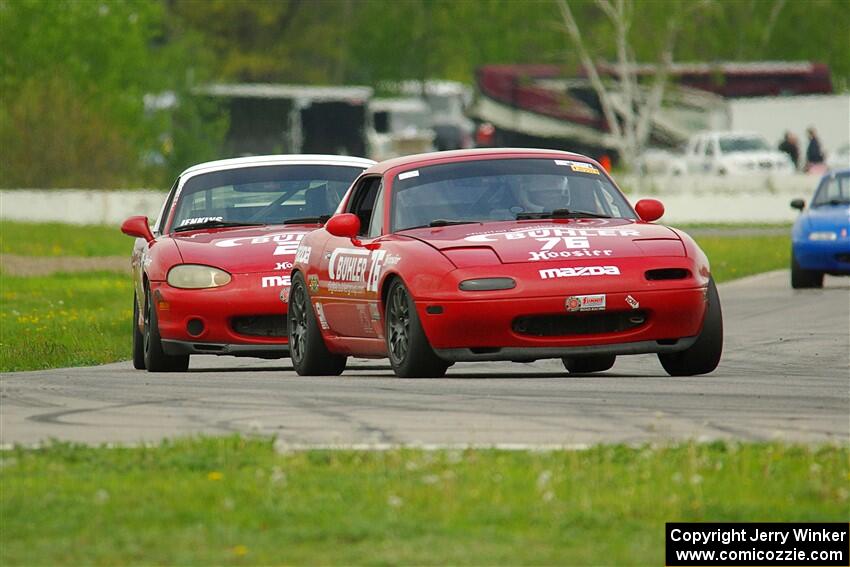 Mitch Welker's and Andrew Jenkins' Spec Miata Mazda Miatas