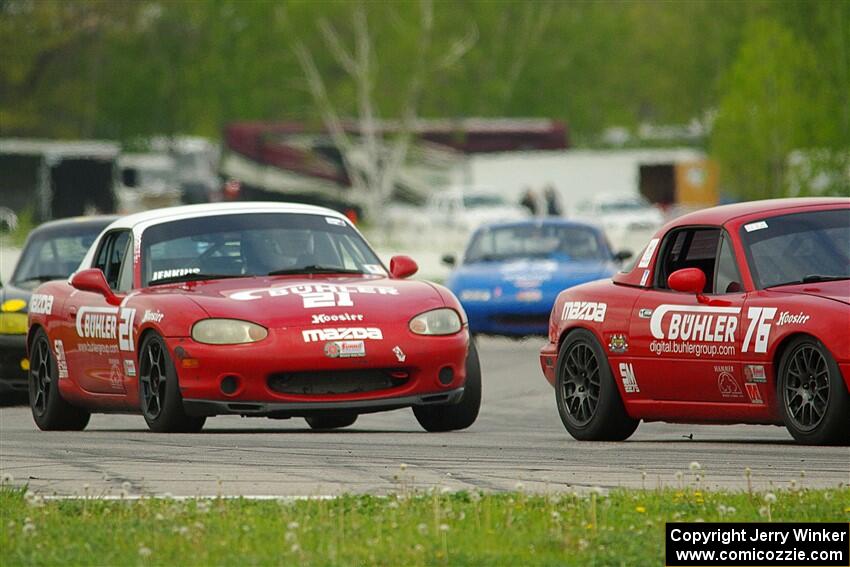 Mitch Welker's and Andrew Jenkins' Spec Miata Mazda Miatas