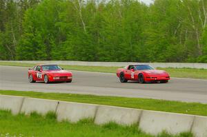 Tom Fuehrer's SPO Chevy Corvette and Matt Lawson's ITE-2 Porsche 944 Turbo