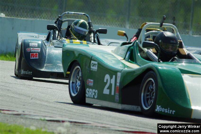 Steve DeRoche's and Rob Wilke's Spec Racer Ford 3s