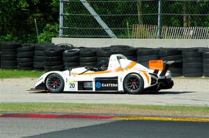 Eric Wagner's Radical SR3 RSX 1340 stops at turn 6