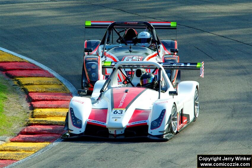 Jim Booth's Radical SR8 and Dave Tweedlie's Radical SR8 RX