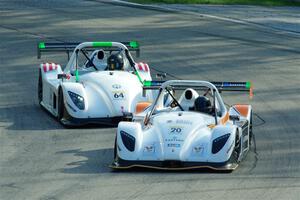 Eric Wagner's Radical SR3 RSX 1340 and Judd Miller's Radical SR8