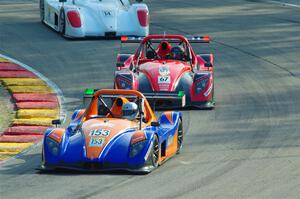 Chris Kemp's Radical SR3 RSX 1340, Garry Ball's Radical SR3 RS 1500 and Philip Lewis' Radical SR3 RS 1500