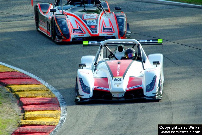 Jim Booth's Radical SR8 and Dave Tweedlie's Radical SR8 RX