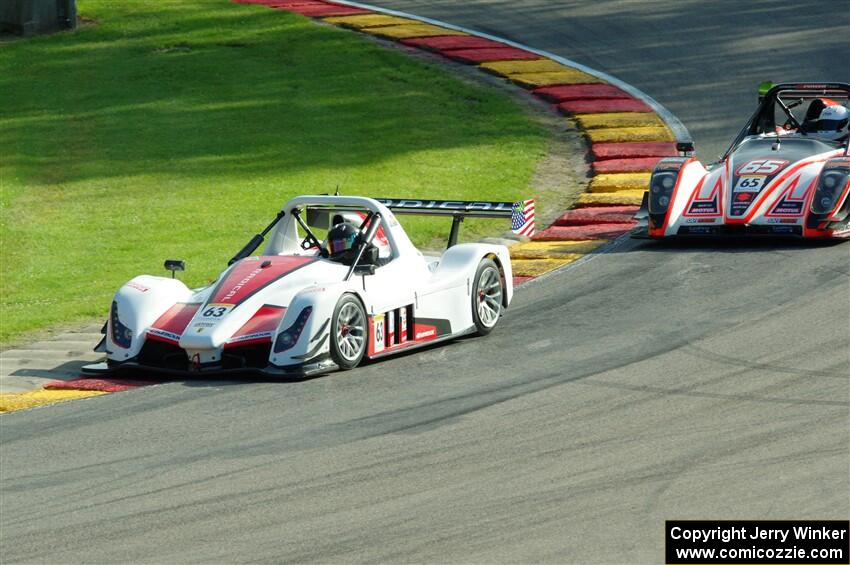 Jim Booth's Radical SR8 and Dave Tweedlie's Radical SR8 RX