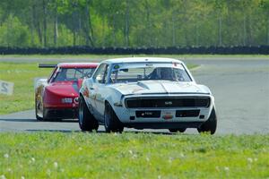 Shannon Ivey's Chevy Camaro and Ed Dulski's Olds Cutlass Supreme