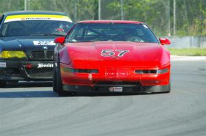 Tom Fuehrer's SPO Chevy Corvette and Derek Wagner's T3 BMW 330